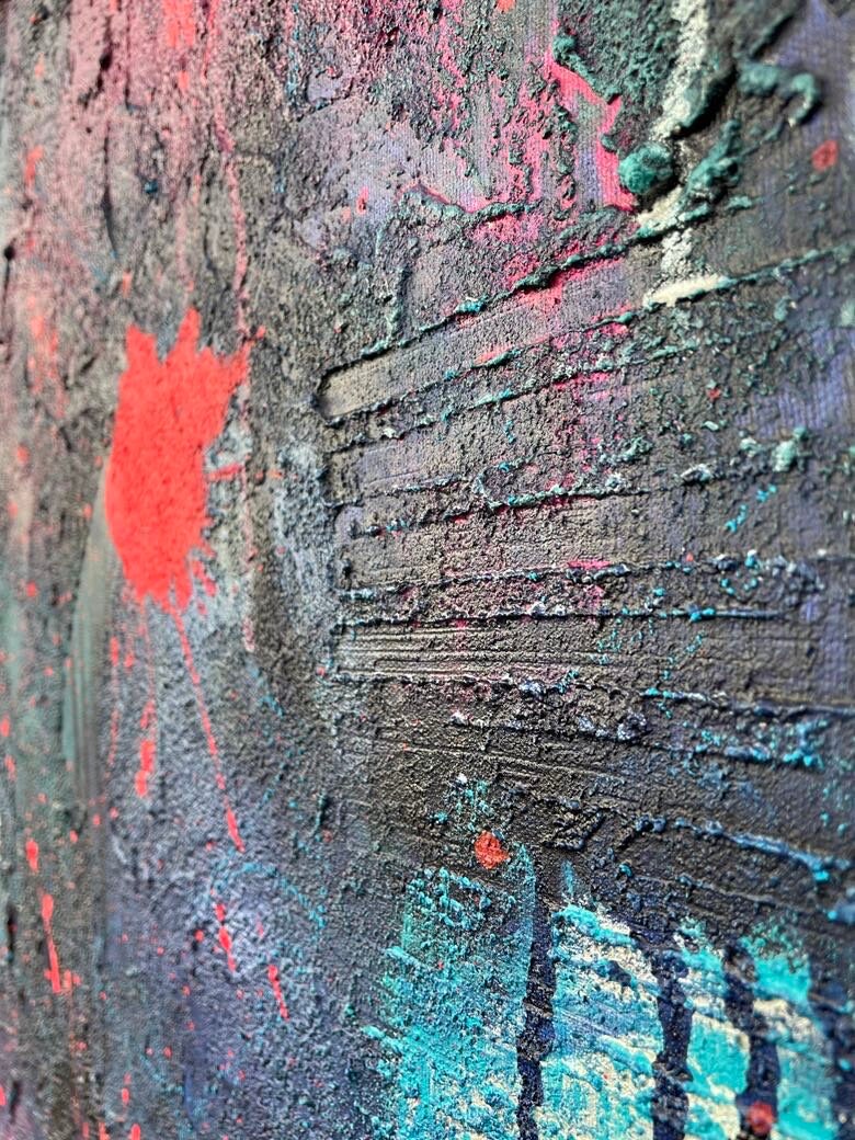 Modernes Acryl Gemälde 80x100 cm handgemalt auf Leinwand | individuelles Geschenk | Unikat