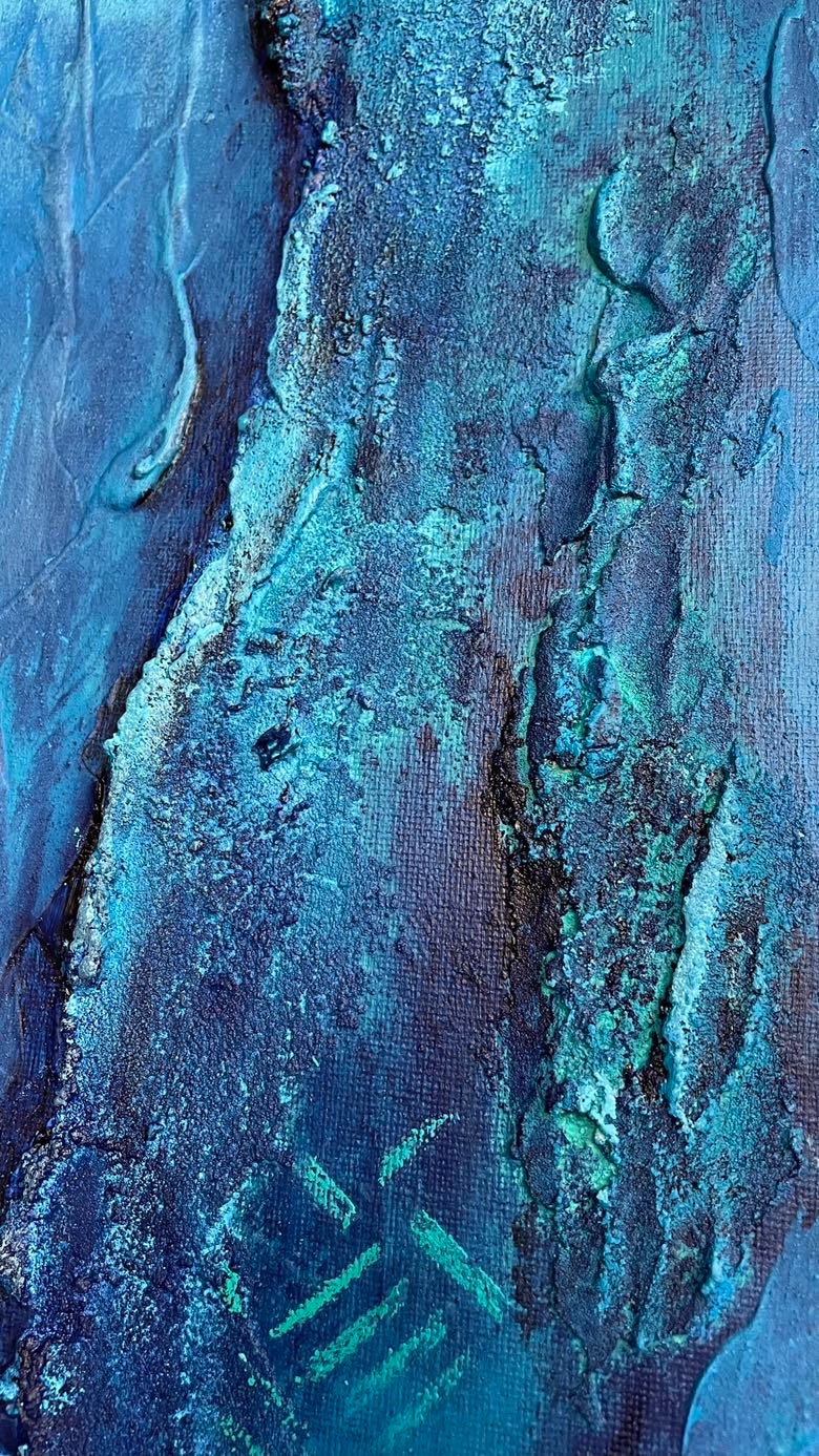 Modernes Acryl Gemälde 30x70 cm handgemalt auf Leinwand | individuelles Geschenk | Unikat