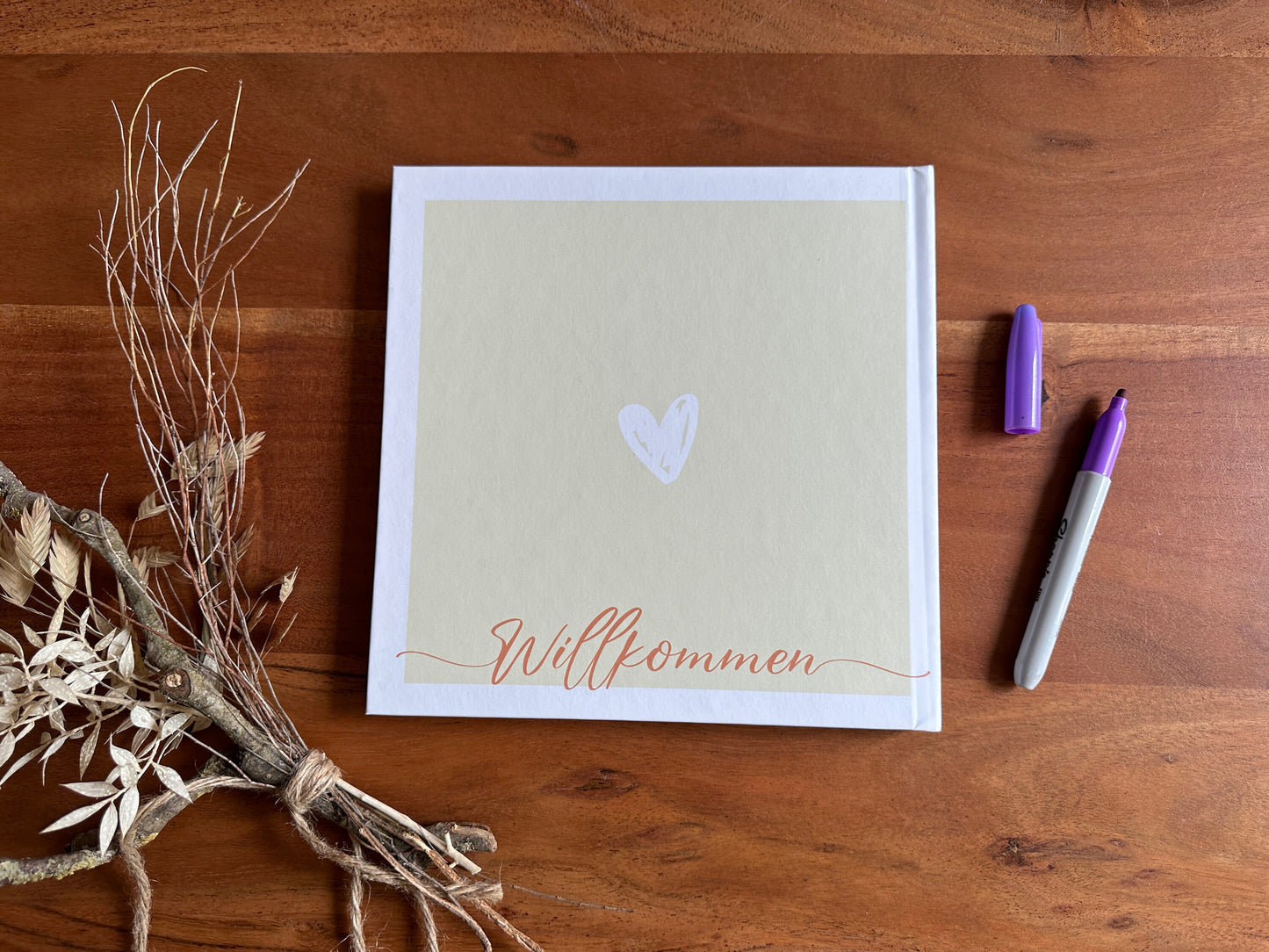 Hochzeitsgästebuch, personalisiert, Hochzeitsalbum, Hochzeitsfotoalbum für alle Sofortfotos, Hochzeitsbuch, Geschenkidee Hochzeit