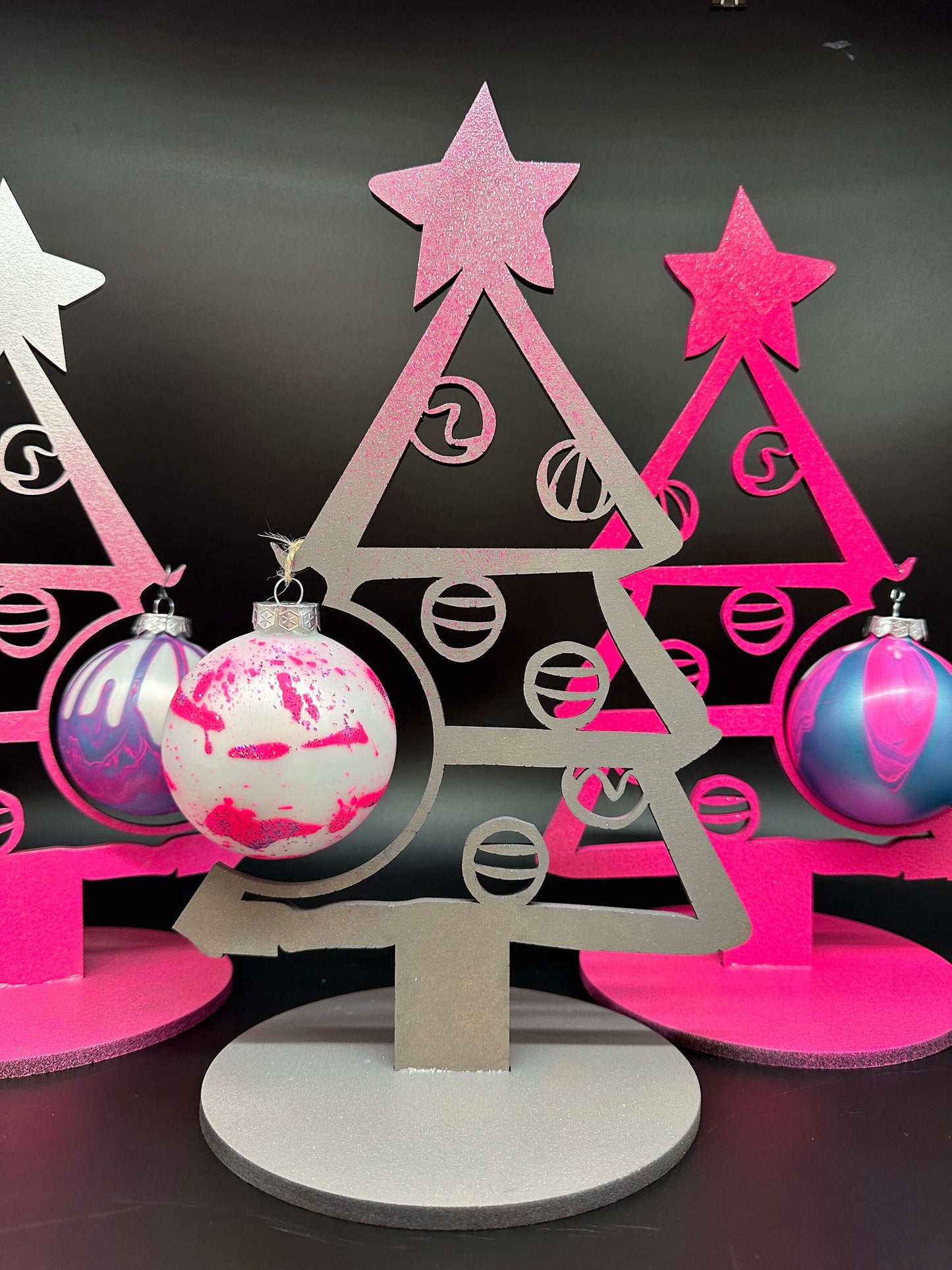 Kleiner Deko Tannenbaum aus 6 mm MDF – 35 cm hoch