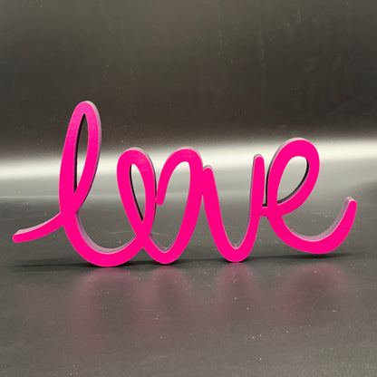 Schriftzug LOVE aus Holz | Valentinstag | Geschenk | Liebeserklärung | stehend | Hochzeitsgeschenk | Liebe | verliebt | 3D Schriftzug