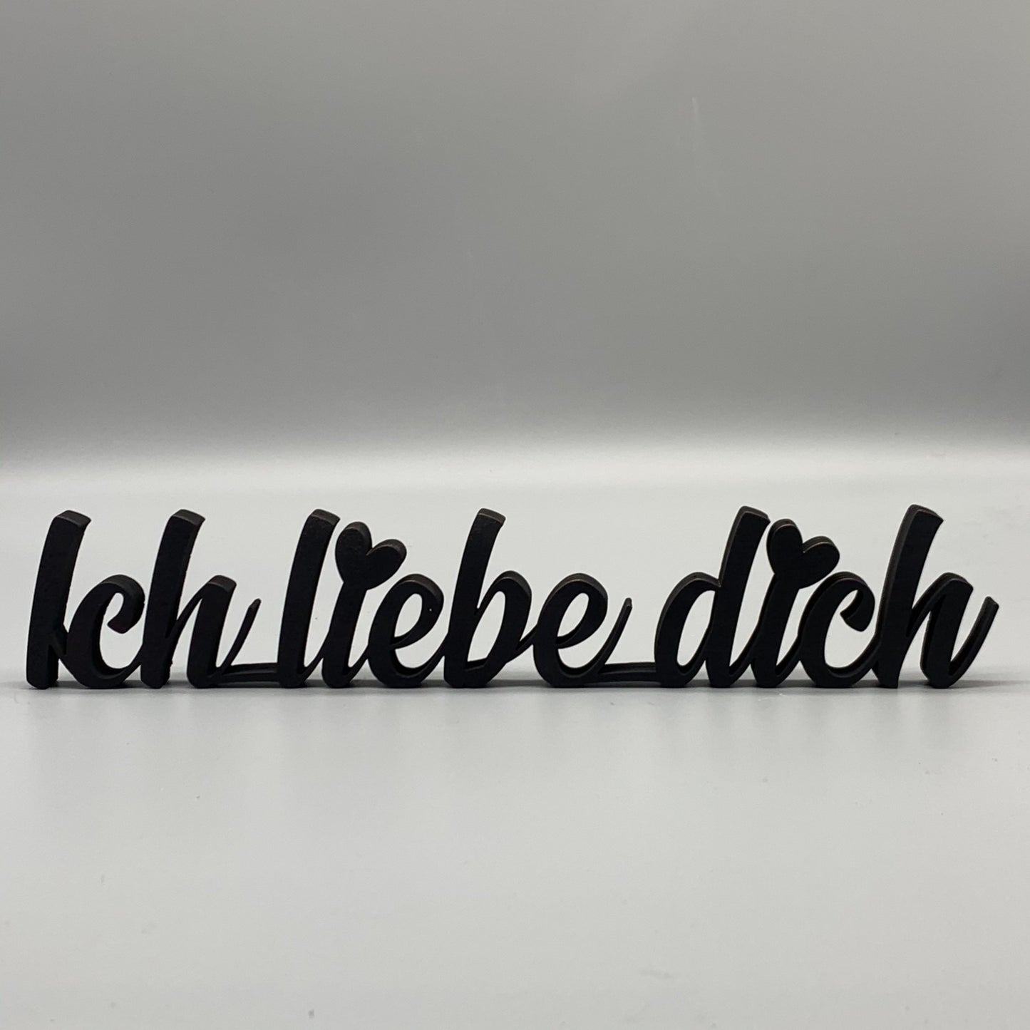 Schriftzug Ich Liebe Dich aus Holz | Valentinstag | Geschenk | Liebeserklärung | stehend | Hochzeitsgeschenk | Liebe | verliebt | 3D