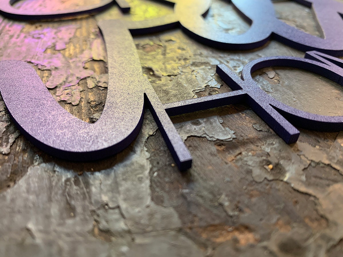 HOME Sweet Home Schriftzug aus MDF – 2 Größen