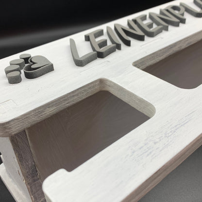 Leinenplatz, Hundegarderobe personalisiert, Leinengarderobe, Leinenparkplatz, Leinenhalter, Hundeleine, Leine aufhängen