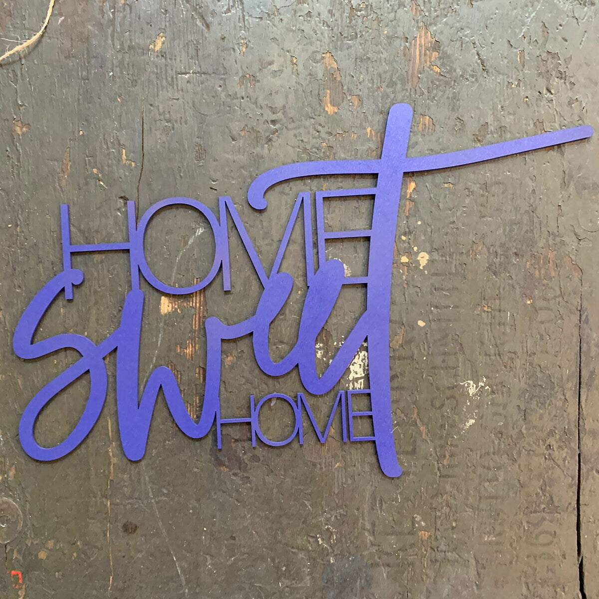 HOME Sweet Home Schriftzug aus MDF – 2 Größen