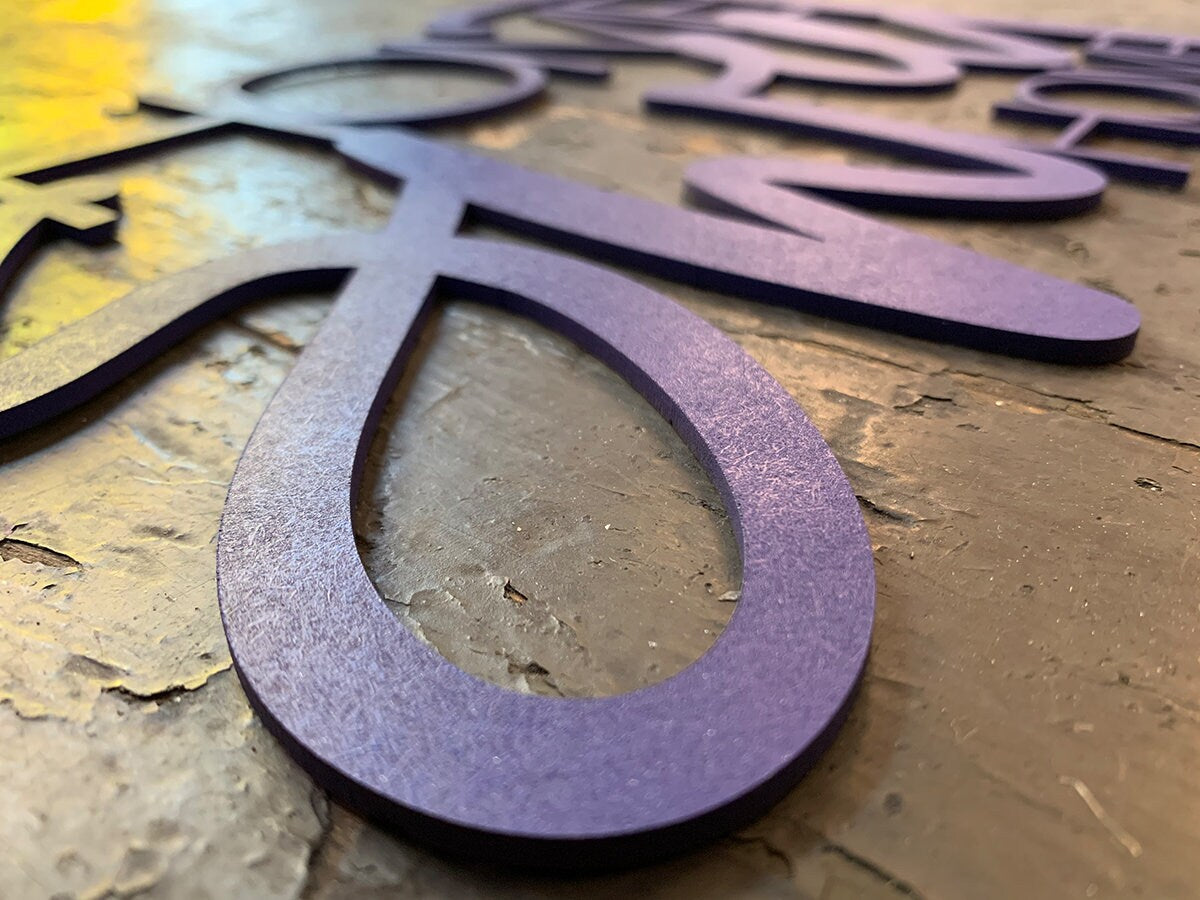 HOME Sweet Home Schriftzug aus MDF – 2 Größen
