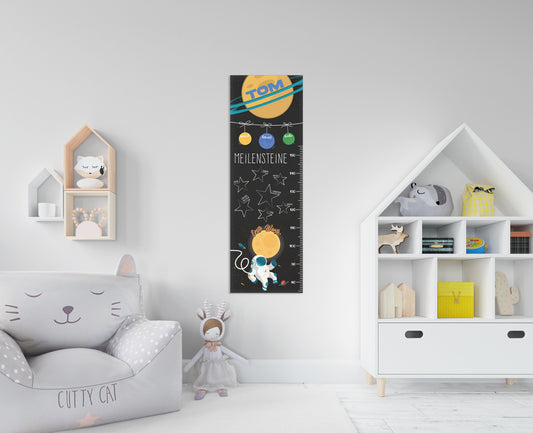 personalisierte Messlatte für Kinder | Kinderzimmer | Meilensteintafel | Kindermesslatte | Geburtsgeschenk | Taufe