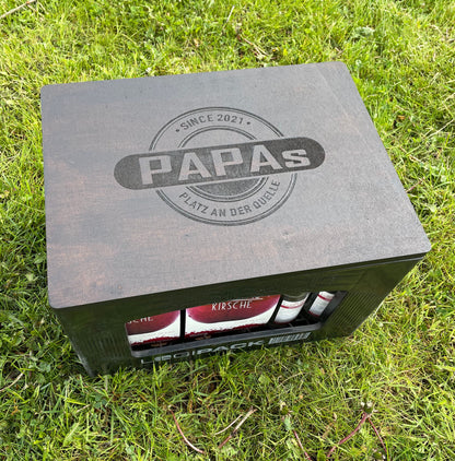 Personalisierte Sitzauflage 30x40 cm aus Holz