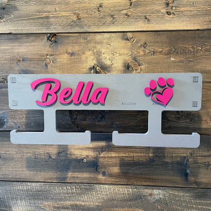 Leinenplatz, Hundegarderobe personalisiert, Leinengarderobe, Leinenparkplatz, Leinenhalter, Hundeleine, Dogstation