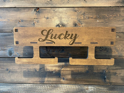 Leinenplatz, Hundegarderobe personalisiert, Leinengarderobe, Leinenparkplatz, Leinenhalter, Hundeleine, Dogstation