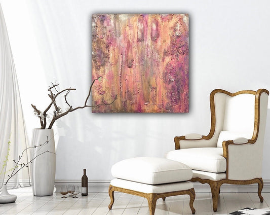 Modernes Acryl Gemälde 100x100 cm handgemalt auf Leinwand | individuelles Geschenk | Unikat