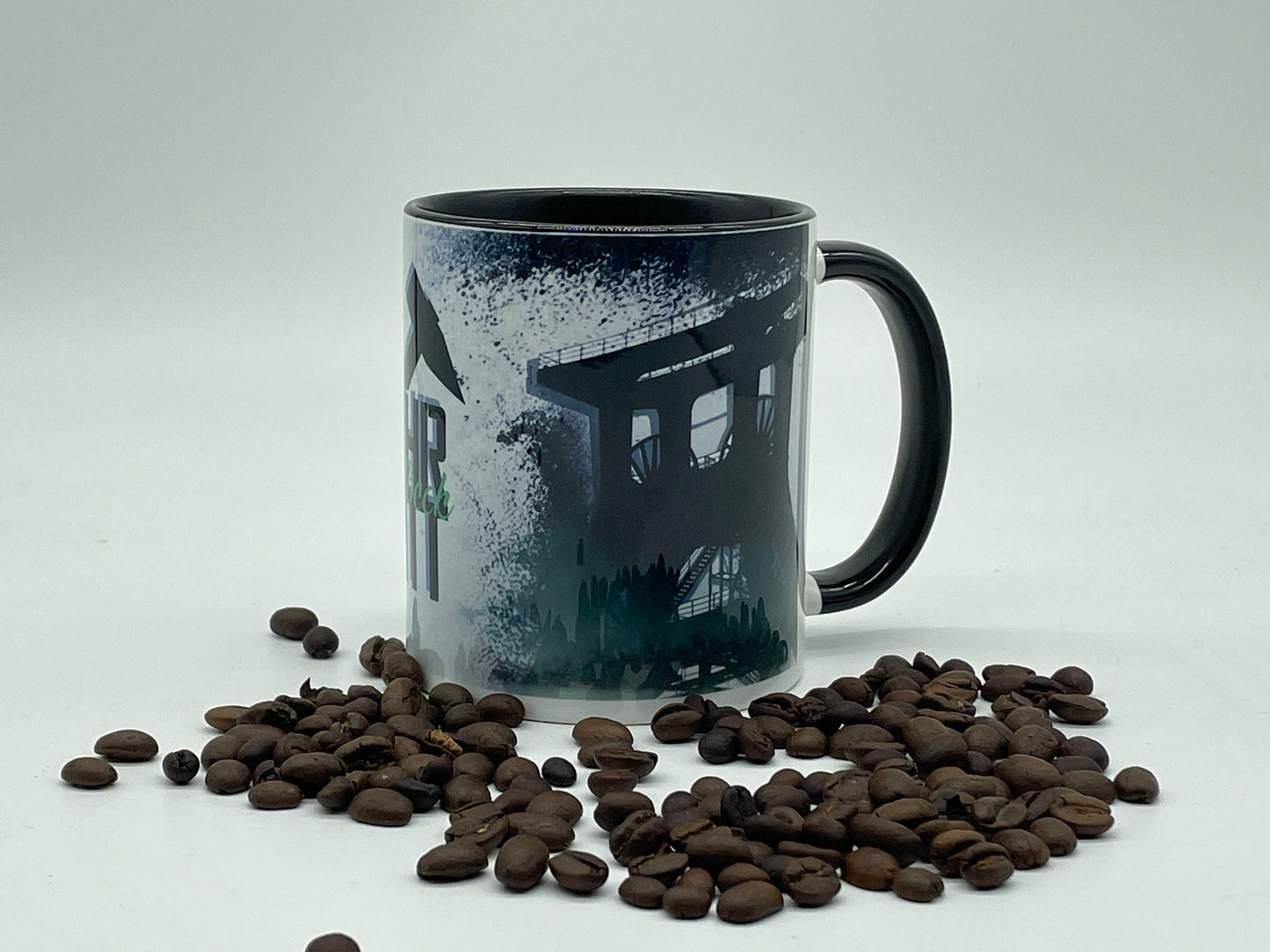 Ruhrpott Tasse personalisiert | Glück Auf | Lokalpatriot | Förderturm | Kaffeetasse | Kaffeebecher