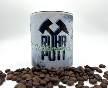 Ruhrpott Tasse personalisiert | Glück Auf | Lokalpatriot | Förderturm | Kaffeetasse | Kaffeebecher