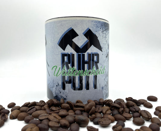 Ruhrpott Tasse personalisiert | Glück Auf | Lokalpatriot | Förderturm | Kaffeetasse | Kaffeebecher