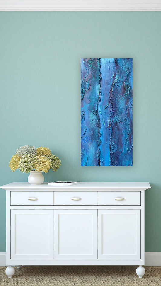 Modernes Acryl Gemälde 30x70 cm handgemalt auf Leinwand | individuelles Geschenk | Unikat