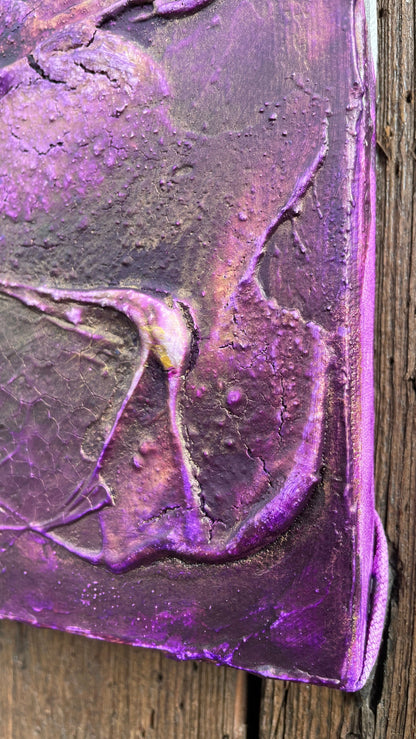 Abstraktes Acryl-Gemälde | handgemalt auf Leinwand 40x40 cm | modernes, individuelles Geschenk | Unikat