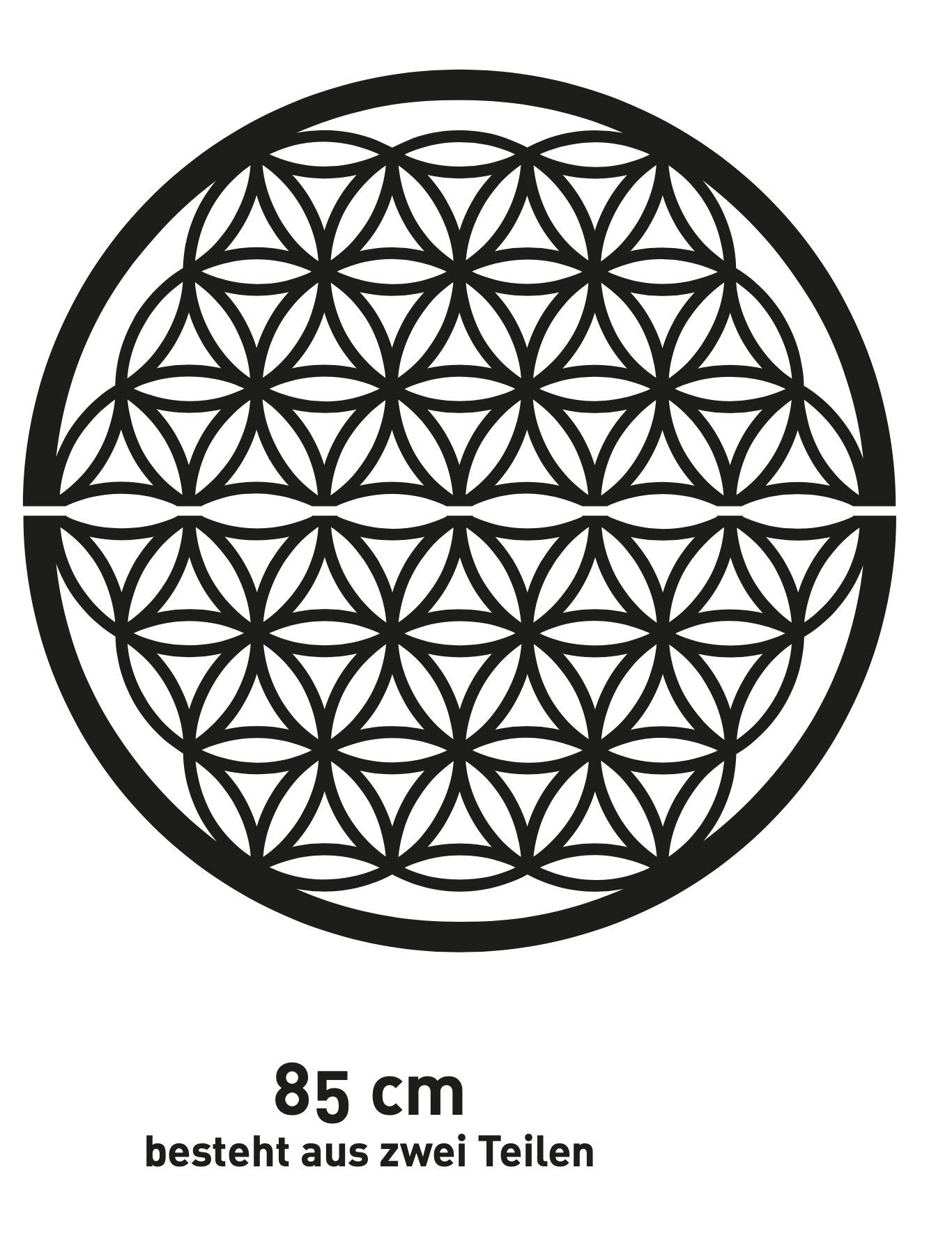 Blume des Lebens aus Holz – Heilige Geometrie