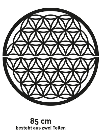 Blume des Lebens aus Holz – Heilige Geometrie