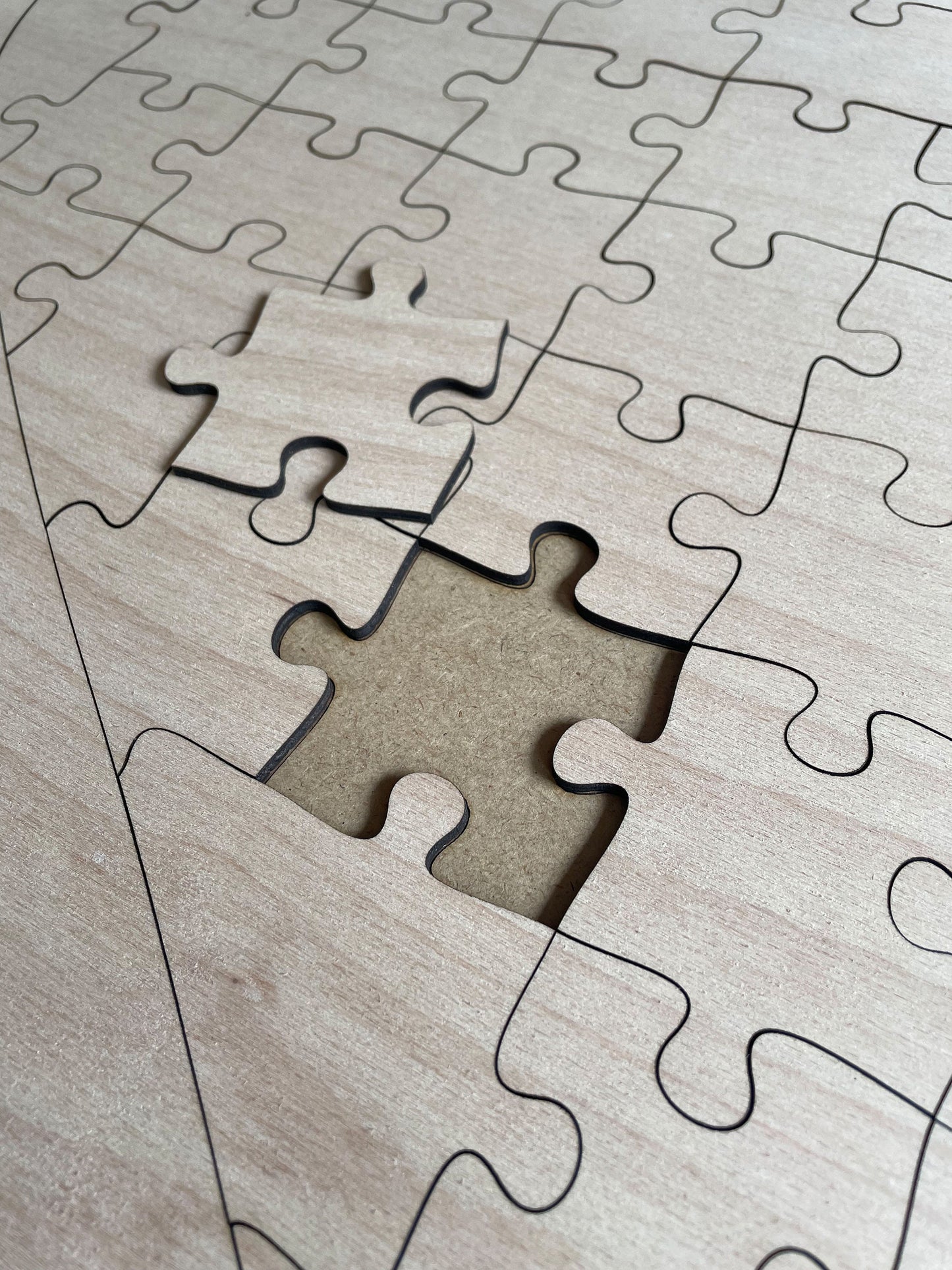 Herz Holzpuzzle Gästebuch Hochzeit 75x59 cm