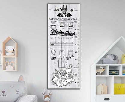 personalisierte Messlatte für Kinder | Kinderzimmer | Meilensteintafel | Kindermesslatte | Geburtsgeschenk | Taufe