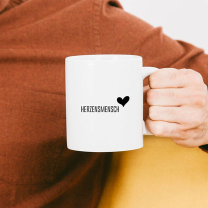 Tasse mit Spruch "Herzensmensch" Kaffeetasse | Kaffeebecher | Valentinstag | Liebe