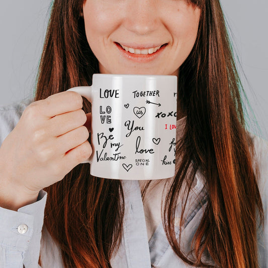 Valentinstagsgeschenk | LOVE Tasse | Kalender | Partnertasse | Geschenk Partner  | Liebe
