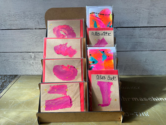 Verkaufstheke Verkaufsstand Holz Display Regalständer für Grußkarten